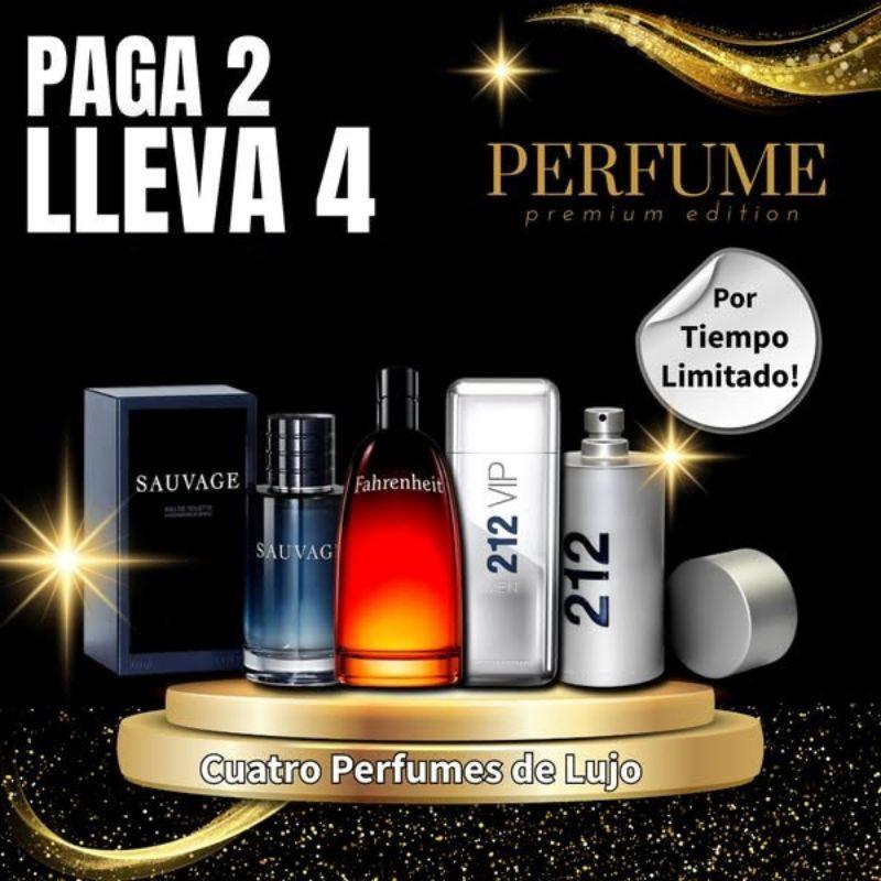 🔥 SAUVAGE + FAHRENHEIT + 212 MEN + 212 VIP MEN: EL KIT DE PERFUMES PARA HOMBRES QUE IMPONEN RESPETO Y ATRACCIÓN 🔥